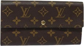Louis Vuitton Pre-owned Wallets, female, Brown, Size: ONE SIZE Pre-owned Canvas Wallet
