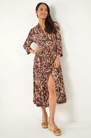 Roman Tiered Midi Dress