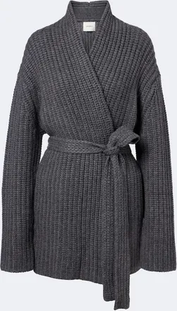 Lisa Yang Cardigan Jacqueline in cashmere a portafoglio