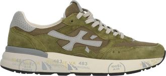 Premiata Green Mick 0.1 Suede Sneakers