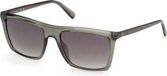 Guess GU00313 96B Mens Sunglasses Green Size 55