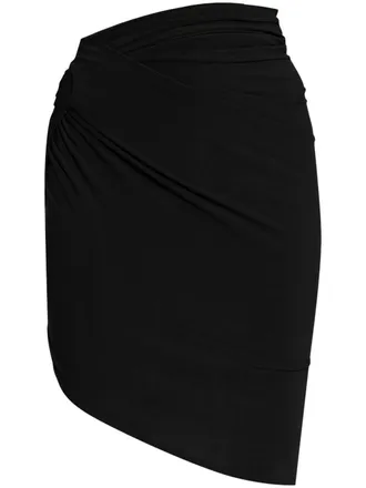 Jacquemus Womens La Mini Jupe Drapeado Skirt