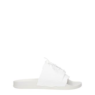 Maison Margiela White Cotton Mens Slippers