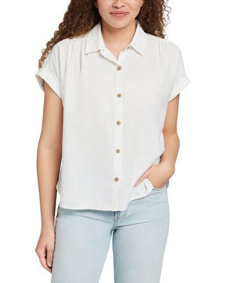 Faherty Breeze Linen-Blend Shirt