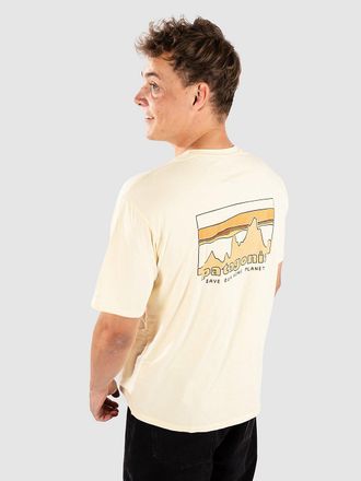 Patagonia 73 Skyline Organic T-Shirt gelb