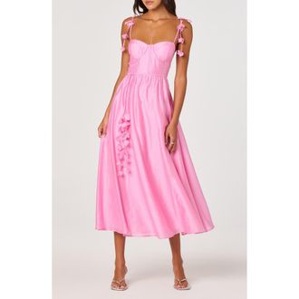 ASTR the Label Halcyon A-Line Dress in Pink at Nordstrom, Size Medium