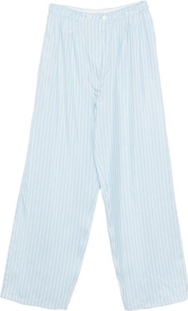 Prada Striped Silk Trousers