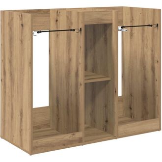 vidaXL Golf Cabinet Plain Artisan Oak 102 x 45 x 85.5 cm vidaXL