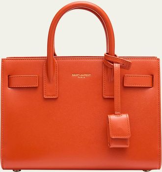 Saint Laurent Sac De Jour Nano Top-Handle Bag in Smooth Leather