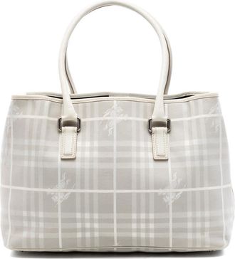 Burberry Pre-owned Burberry Haymarket Check Canvas Tote Ladies GP8U46FO5RF9KGGA