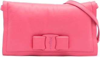 Ferragamo Pre-owned Ferragamo Mini Padded Leather Viva Bow Crossbody Ladies GG-220287