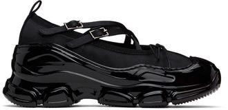 【Simone Rocha】Bell CharmHeartToeプラットフォームローファー Simone Rocha プラットフォーム シューズ | ブラック | FARFETCH JP