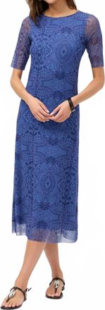 Johnny Was Astrid Mesh Midi Dress In Katina