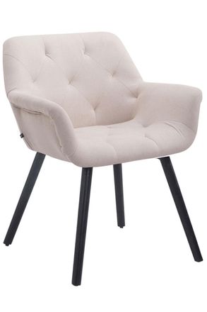 Clp Silla De Comedor Cassidy En Tela Beige Negro