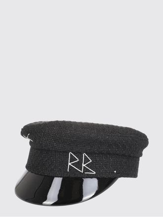 Ruslan Baginskiy Tweed Baker Boy Cap with Rigid Visor