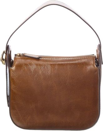 Madewell Organic Drop Hand Held Leather Bag
