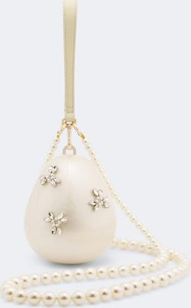 Simone Rocha Egg crystal-embellished clutch