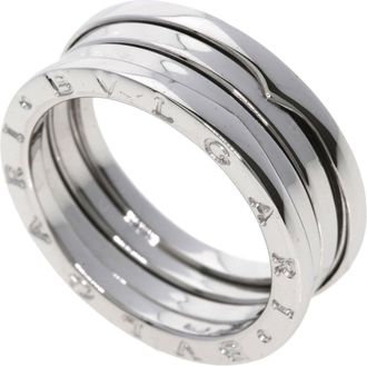 Bulgari White Gold (18K) Band Ring (Pre-Owned)