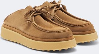 Tod's Gommino suede platform mules