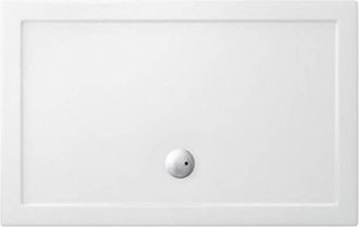 Crosswater Showertray douchebak 120x80x4cm rechthoek wit