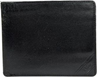 Dior Pre-owned Wallets, female, Black, Size: ONE SIZE Pre-owned Leather Wallet