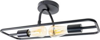 Lucande L&aacute;mpara De Pared tornike En Negro Metal - Lucande