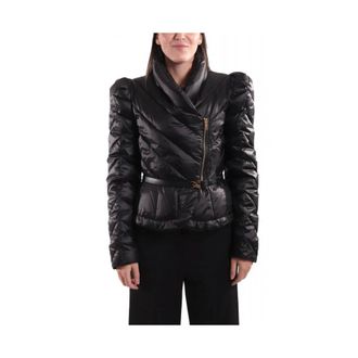 Elisabetta Franchi Dames, Jassen, Zwart, Maat: XL Polyamide