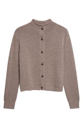 Lisa Yang Zirelle Cashmere Cardigan in Truffle at Nordstrom, Size 0