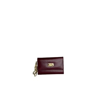 Celine Pre-owned Accessories, female, Red, Size: ONE SIZE Pre-owned Vintage Cal&egrave;che 6-Key Holder