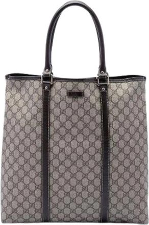 Gucci Pre-owned Tote Bag - Dames - Vintage Shopper - Bruin - ONE Size - Leer - Vintage