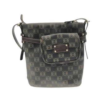 Loewe Pre-owned Cross Body Bags, unisex, Brown, Size: ONE SIZE Pre-owned Pouch Shoulder Bag