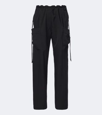 The Row Elga wool cargo pants
