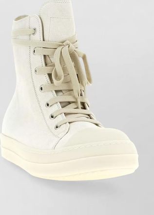 Rick Owens leather lace-up boots