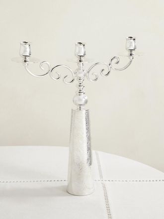 Christofle Jardin Deden Silver-plated Candelabra