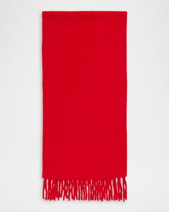 Toteme Fuzzy Alpaca-Blend Scarf