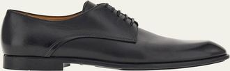 Ferragamo Mens Fosco Leather Derby Shoes