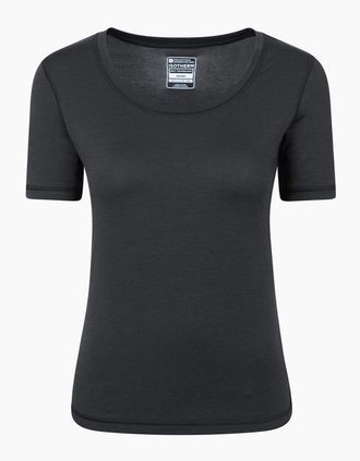 Mountain Warehouse Womens Mountain Warehouse Womens/Ladies Keep The Heat Isotherm T-Shirt - Black - Size: 16