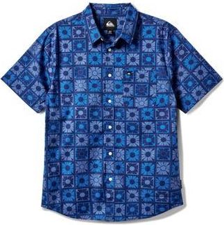Quiksilver Freedom Classic Fit Short Sleeve Shirt in Navy at Nordstrom Rack, Size Xx-Large
