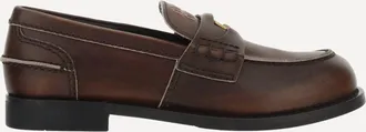 Miu Miu Leather Loafers Female 41