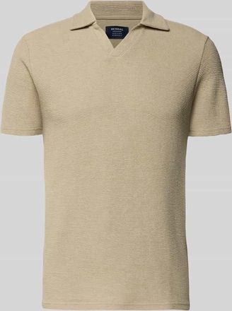 Mc Neal Regular Fit Poloshirt aus Baumwoll-Mix in Mud, Gr&ouml;&szlig;e XXXL