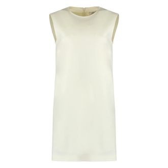 Max Mara Kleedjes, Dames, Beige, S, Wol, Recht Gesneden Jurk