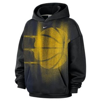 Nike Indiana Pacers Standard Issue Nike Mens NBA Fleece Basketball Hoodie in Black | IQ2505-010