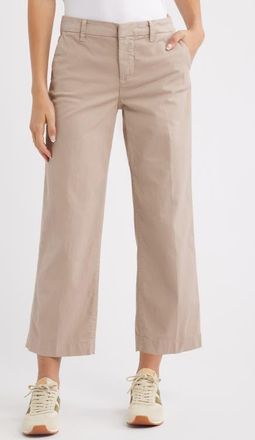 Frank & Eileen Westport Wide Leg Pants in Toasted at Nordstrom, Size 12