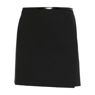 Philosophy di Lorenzo Serafini Short Skirts, female, Black, Size: 2XS Asymmetric Wrap Skirt