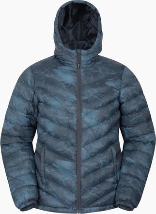 Mountain Warehouse Womens Mountain Warehouse Womens/Ladies Seasons Animal Print Padded Jacket - Navy - Size: 12