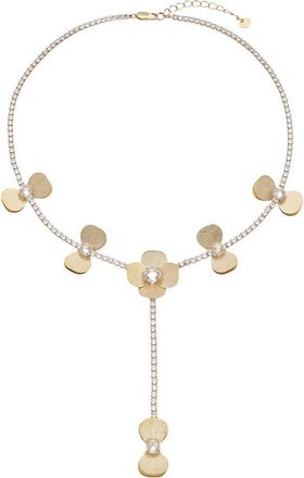 Eye Candy Los Angeles Gabrielle Y-Necklace in Gold at Nordstrom Rack
