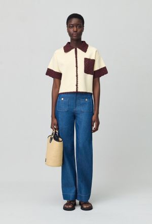 Claudie Pierlot Chemisette maille fine