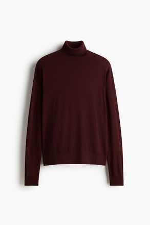 H&M Wollpullover in Regular Fit - Red