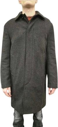 Paul Smith Abrigo de espiga - Coats - Hombre - Marr&oacute;n - XL