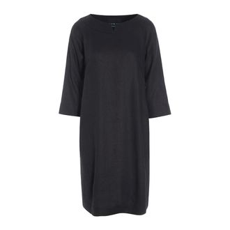 Bitte Kai Rand Midi Dresses, female, Black, Size: XL Airy Linen Dress Black